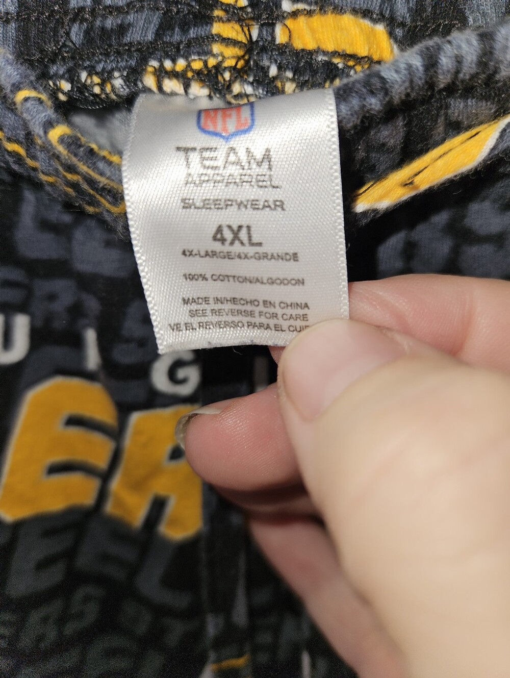 Nfl Apparel Mens Pittsburgh Steelers Pajama Pants Size 4xl - Picture 8 of 13
